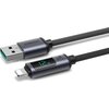 Kabel USB-A - Lightning JOYROOM z wyświetlaczem LCD 2. A 1.2m Czarny Rodzaj Kabel