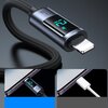 Kabel USB-A - Lightning JOYROOM z wyświetlaczem LCD 2. A 1.2m Czarny Kabel magnetyczny Nie
