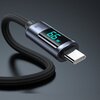 Kabel USB-A - USB-C JOUROOM z wyświetlaczem LCD 1.2 m 66W Czarny Gwarancja 24 miesiące