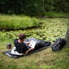 Śpiwór NILS CAMP NC1705 Czarno-miętowy Sezon Wiosna-jesień