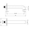 Bateria wannowa podtynkowa DEANTE Silia BQS 018P Chrom Typ Podtynkowa