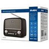 Radio SVEN SRP-555 Analogowe Przenośne Czarno-srebrny Zasilanie Bateryjno-sieciowe