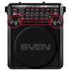 Radio SVEN SRP-355 Analogowe Przenośne Czarno-czerwony Zakresy fal radiowych FM
