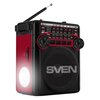Radio SVEN SRP-355 Analogowe Przenośne Czarno-czerwony Zakresy fal radiowych AM
