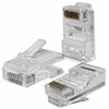 Wtyk QOLTEC 54545 Przelotowy, Kategoria 6, Pozłacane styki (10 szt.)
