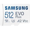 Karta pamięci SAMSUNG Evo Plus MicroSDXC 512GB + Adapter MB-MC512SA EU Klasa prędkości A2