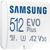 Karta pamięci SAMSUNG Evo Plus MicroSDXC 512GB + Adapter MB-MC512SA EU Klasa prędkości UHS-I / U3