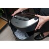Niszczarka XQUANTUM PS501 25 L, Ścinki, Automatyczny Start/Stop, Funkcja cofania Niszczy Karty kredytowe