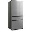 Lodówka GORENJE NRM818EUX No Frost 181.7cm Szara Bezszronowa (No Frost) Pełny No Frost
