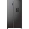 Lodówka GORENJE G600 NRR9185EABXLWD Side by Side No Frost 178.6cm Czarna stal Podajnik wody