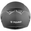 Kask motocyklowy TORQ TORQ-202 Czarny (rozmiar XS) Material wewnętrzny Velvet