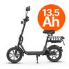 Skuter elektryczny MANTA Flinston MES1402J 45km 14" Czarny Kategoria prawa jazdy B