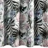 Zasłona EUROFIRANY Malibu 140 x 250 cm Biało-srebrny Materiał 100% poliester - welwet