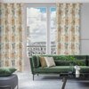 Zasłona EUROFIRANY Karla 140 x 250 cm Naturalno-jasnopomarańczowy Liczba elementów w zestawie 1