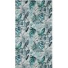 Zasłona EUROFIRANY Adeline 140 x 250 cm Biało-zielony Materiał 100% poliester