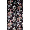 Zasłona EUROFIRANY Alani 140 x 270 cm Czarny Materiał 100% poliester - welwet