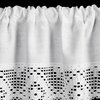 Firana gotowa EUROFIRANY Isaac 150 x 30 cm Biały Obciążnik Nie