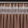 Zasłona EUROFIRANY Tulia 135 x 270 cm Brązowy Materiał 100% poliester - welwet