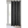 Zasłona EUROFIRANY Evi 432643 140 x 250 cm Czarno-srebrny Liczba elementów w zestawie 1