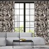 Zasłona EUROFIRANY Rodos 140 x 270 cm Czarno-srebrny Styl Glamour