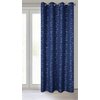 Zasłona EUROFIRANY Evi 432648 140 x 250 cm Granatowo-srebrny Liczba elementów w zestawie 1