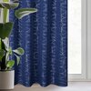 Zasłona EUROFIRANY Evi 432648 140 x 250 cm Granatowo-srebrny Szerokość [cm] 140
