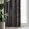 Zasłona EUROFIRANY Tulia 135 x 270 cm Czarny Styl Glamour