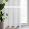 Firana gotowa EUROFIRANY Sofi 140 x 260 cm Biały Sposób zawieszenia Kółka