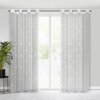 Firana gotowa EUROFIRANY Elsa 140 x 250 cm Biało-żółty Materiał 100% poliester