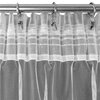 Firana gotowa EUROFIRANY Nel 300 x 145 cm Biały Obciążnik Nie