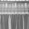 Firana gotowa EUROFIRANY Nel 300 x 145 cm Biały Sposób zawieszenia Taśma