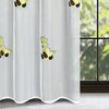 Firana gotowa EUROFIRANY Dino 140 x 250 cm Biało-zielony Liczba elementów w zestawie 1