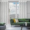 Firana gotowa EUROFIRANY Elsa 140 x 250 cm Biało-różowy Liczba elementów w zestawie 1