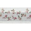 Firana gotowa EUROFIRANY Ari 150 x 30 cm Biało-różowy Materiał Poliester - etamina
