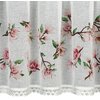 Firana gotowa EUROFIRANY Ari 150 x 30 cm Biało-różowy Obciążnik Nie