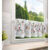 Firana gotowa EUROFIRANY Ari 150 x 30 cm Biało-różowy Gwarancja 24 miesiące