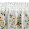 Firana gotowa EUROFIRANY Flora 150 x 30 cm Biało-żółty