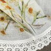 Firana gotowa EUROFIRANY Flora 150 x 30 cm Biało-żółty Szerokość [cm] 150