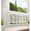 Firana gotowa EUROFIRANY Flora 150 x 30 cm Biało-żółty Gwarancja 24 miesiące