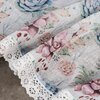 Firana gotowa EUROFIRANY Dora 150 x 30 cm Biało-różowy Sposób zawieszenia Tunel