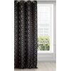 Zasłona EUROFIRANY Abella 135 X 250 cm Czarny Liczba elementów w zestawie 1