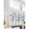 Firana gotowa EUROFIRANY Pola 150 x 60 cm Niebieski Gwarancja 24 miesiące