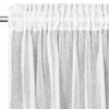Firana gotowa EUROFIRANY Kelly 140 x 270 cm Biały Obciążnik Nie