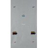Zasłona EUROFIRANY Alvin 140 x 250 cm Srebrny Materiał 100% poliester
