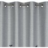Zasłona EUROFIRANY Alvin 140 x 250 cm Srebrny