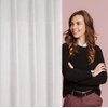 Firana gotowa EUROFIRANY Marisa 140 x 250 cm Biały Materiał 100% poliester