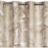 Zasłona EUROFIRANY Samira 140 x 250 cm Biało-beżowy