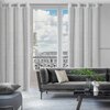 Zasłona EUROFIRANY Amari 140 x 250 cm Stalowy Kolor Stalowy