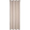 Zasłona EUROFIRANY Octavia 140 x 250 cm Beżowy Materiał 100% poliester