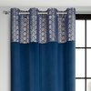 Zasłona EUROFIRANY Elen 140 x 250 cm Granatowy Szerokość [cm] 140